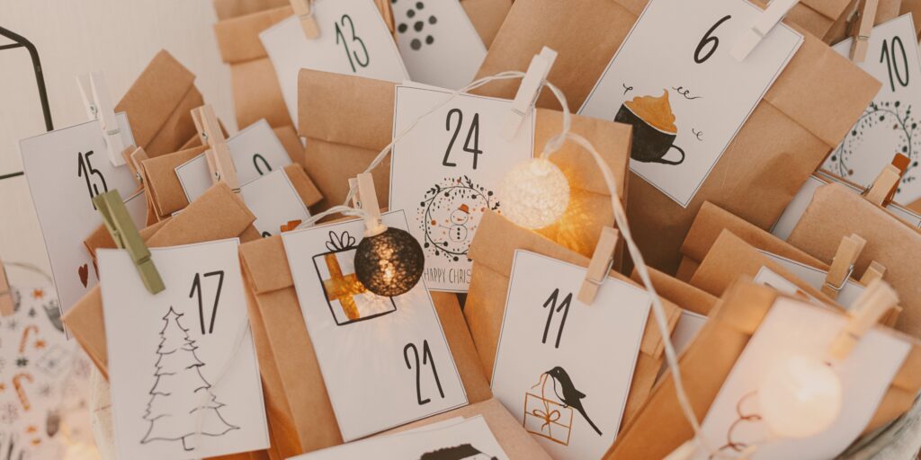 Hinter den Kulissen. So ist mein Adventskalender entstanden